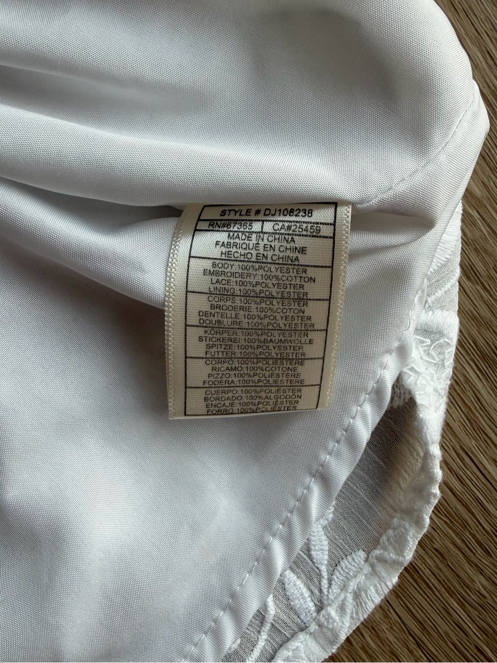 BB Dakota White Embroidered Lace V-Neck Sleeveless A-Line Short Dress 0 - Picture 3 of 5